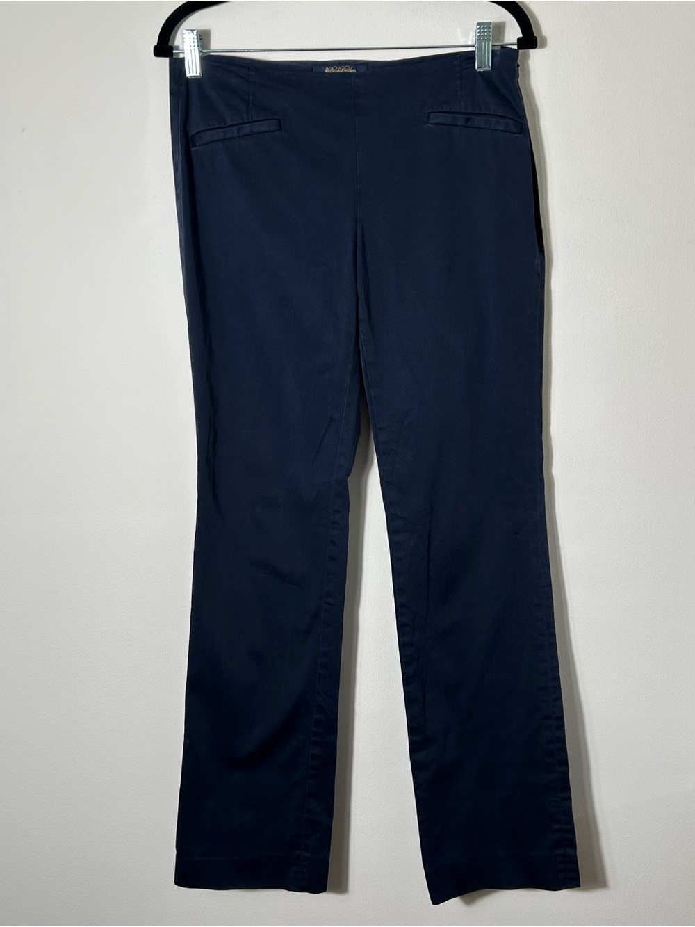 Brooks Brothers Natalie Fit Pants Womens Size 6 Pull On Blue Casual Dressy Work